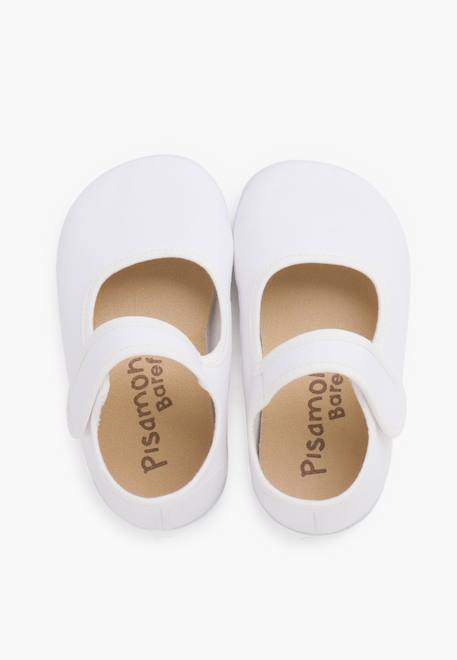 Babies barefoot en toile fermeture large Blanc+Bleu marine+Rose claire+Rouge 5 - vertbaudet enfant 