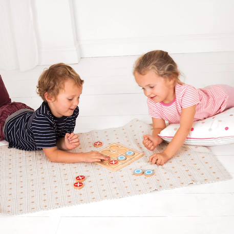 Jeu du morpion en bois Beige 3 - vertbaudet enfant 
