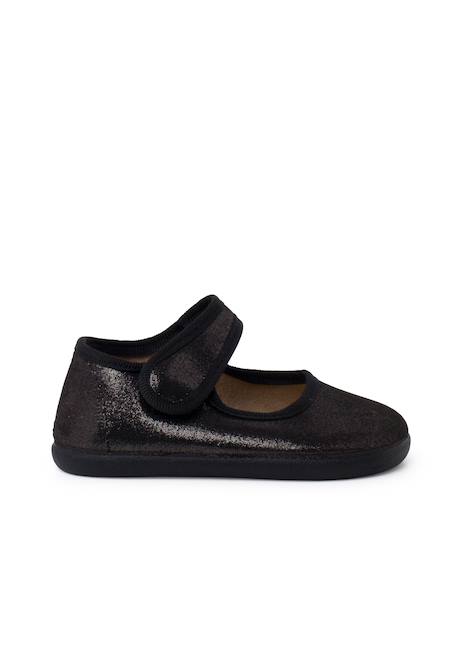 Babies barefoot brillance fermeture scratch Noir 1 - vertbaudet enfant 