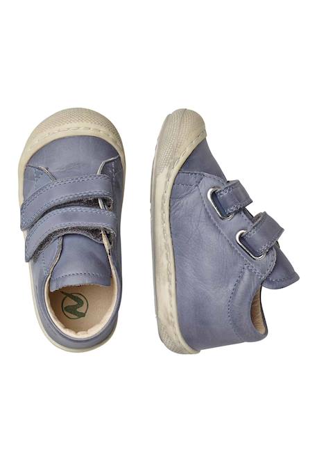 Chaussures en cuir cocoon vl Blanc-+Bleu foncé-+Bleu-bleu ciel-+Gris-+Gris tourterelle-+Gris-bleu-+Jaune-+Marron-+Vert foncé- 29 - vertbaudet enfant 
