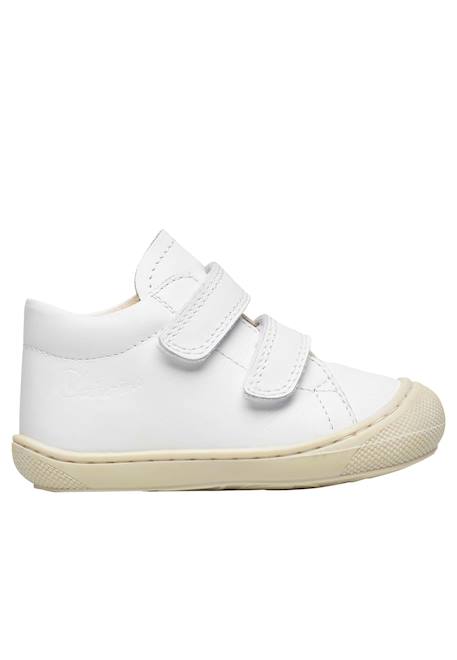 Chaussures en cuir cocoon vl Blanc-+Bleu foncé-+Bleu-bleu ciel-+Gris-+Gris tourterelle-+Gris-bleu-+Jaune-+Marron-+Vert foncé- 1 - vertbaudet enfant 
