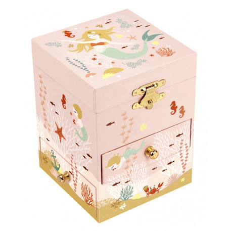 Boite à bijoux musicale sirène Rose 1 - vertbaudet enfant 