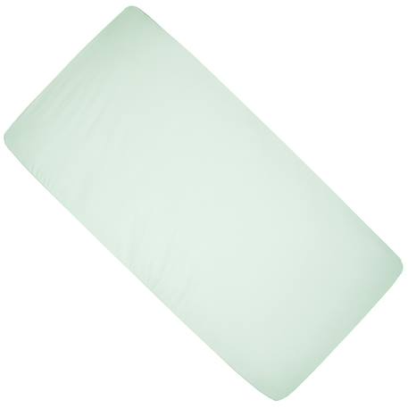 Drap housse en coton jersey uni Beige+Blanc+Écru+Pêche+Vert amande+Vert de gris 18 - vertbaudet enfant 
