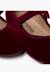 Babies velours fille bride fine à scratch Bordeaux+Gris+Noir 6 - vertbaudet enfant 