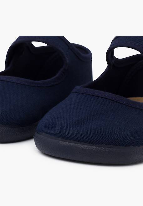 Babies barefoot en toile fermeture large Blanc+Bleu marine+Rose claire+Rouge 12 - vertbaudet enfant 
