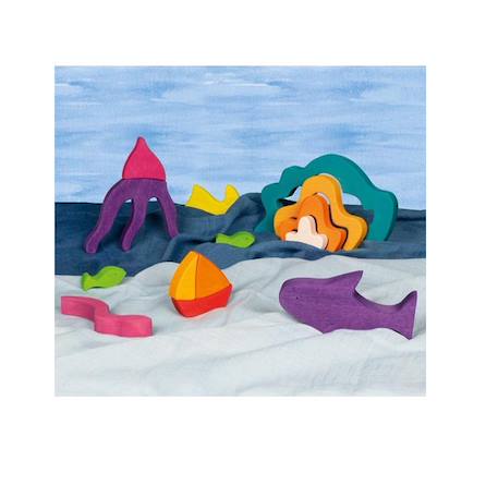 Coffret de construction océan Bleu 6 - vertbaudet enfant 