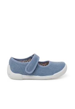 Chaussures-Babies barefoot bride à scratch semelle blanche