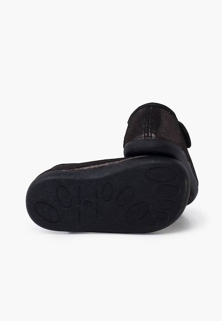 Babies barefoot brillance fermeture scratch Noir 3 - vertbaudet enfant 