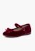 Babies velours fille petit nœud Bordeaux+Gris+Rose pâle 2 - vertbaudet enfant 