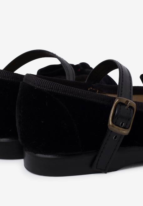 Babies bride simili cuir nœud velours Noir 6 - vertbaudet enfant 