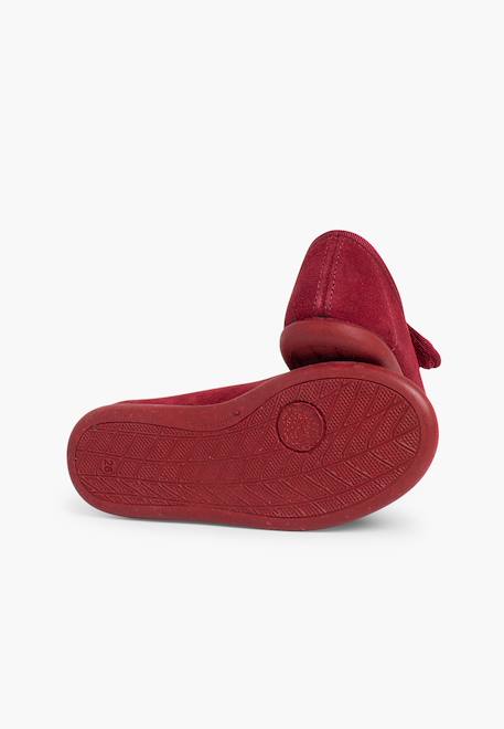 Babies en suède avec à scratch Beige+Bleu marine+Bordeaux+Gris+Rose+Taupe 14 - vertbaudet enfant 