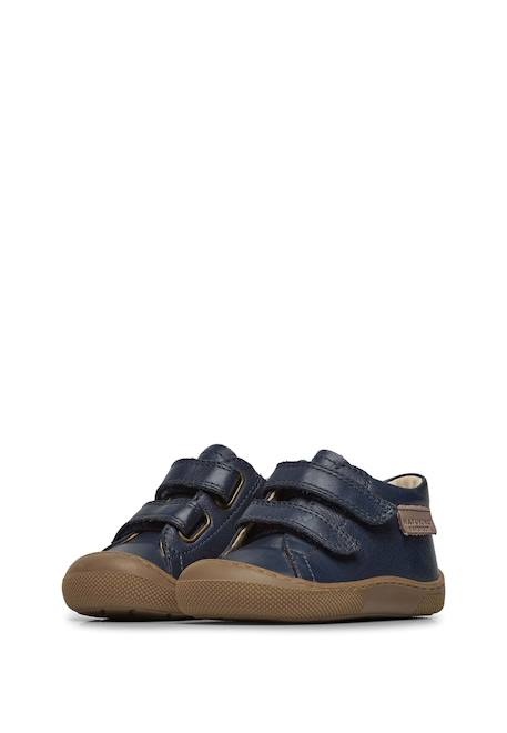 Chaussures barefoot en cuir amur vl Cognac-+Gris tourterelle-+Marine- 15 - vertbaudet enfant 