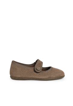 Chaussures-Babies en suède avec à scratch