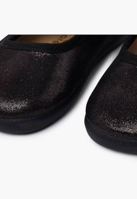 Babies barefoot brillance fermeture scratch Noir 6 - vertbaudet enfant 