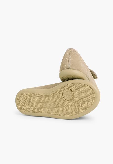 Babies en suède avec à scratch Beige+Bleu marine+Bordeaux+Gris+Rose+Taupe 3 - vertbaudet enfant 
