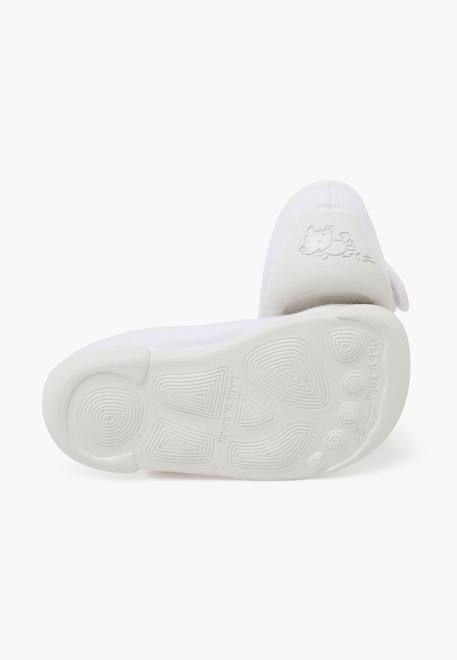Babies barefoot bride à scratch semelle blanche Blanc+Bleu+Rose 3 - vertbaudet enfant 