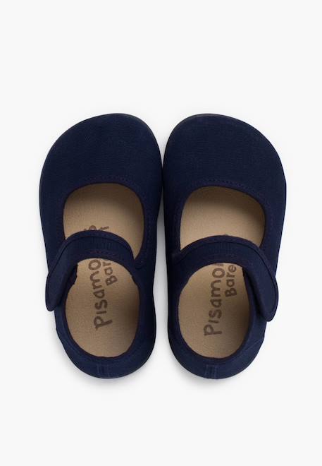 Babies barefoot en toile fermeture large Blanc+Bleu marine+Rose claire+Rouge 11 - vertbaudet enfant 