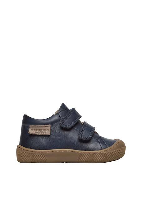 Chaussures barefoot en cuir amur vl Cognac-+Gris tourterelle-+Marine- 11 - vertbaudet enfant 