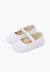 Babies barefoot lin léger fermeture à scratch Blanc 4 - vertbaudet enfant 