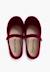 Babies velours fille bride fine à scratch Bordeaux+Gris+Noir 5 - vertbaudet enfant 