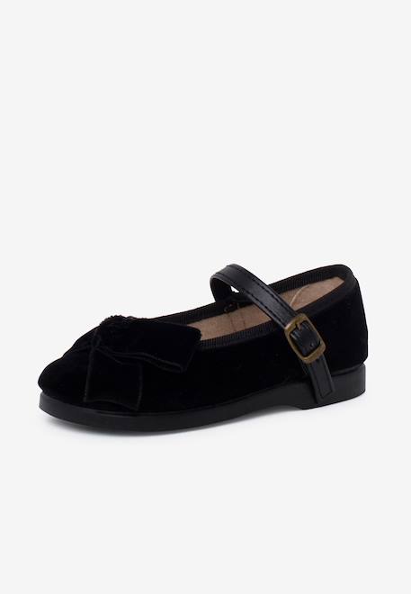 Babies bride simili cuir nœud velours Noir 2 - vertbaudet enfant 