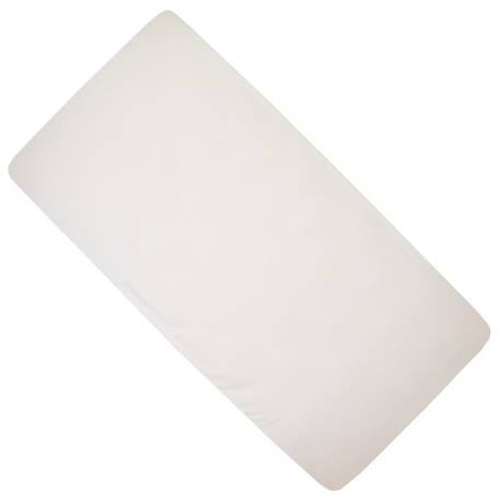 Drap housse en coton jersey uni Beige+Blanc+Écru+Pêche+Vert amande+Vert de gris 3 - vertbaudet enfant 