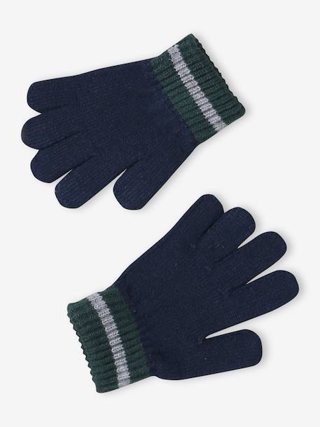 Coffret Noël bonnet renne + snood + moufles/gants garçon marine 6 - vertbaudet enfant 