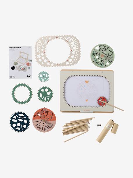 Coffret créatif spirales et mandalas en bois FSC® bois 3 - vertbaudet enfant 