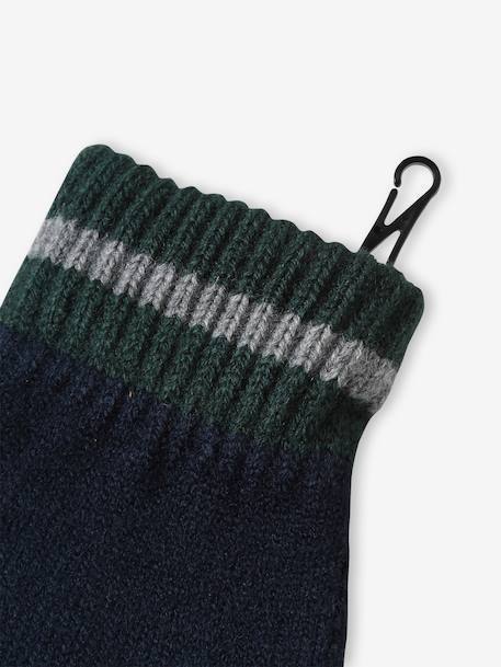 Coffret Noël bonnet renne + snood + moufles/gants garçon marine 3 - vertbaudet enfant 