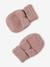 Coffret noël bébé bonnet snood moufles rose poudré 6 - vertbaudet enfant 