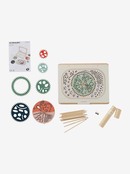 Coffret créatif spirales et mandalas en bois FSC® bois 2 - vertbaudet enfant 