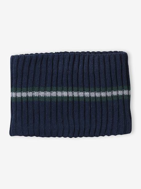 Coffret Noël bonnet renne + snood + moufles/gants garçon marine 7 - vertbaudet enfant 