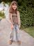 Blouse fille gaze de coton motif zébré chocolat 6 - vertbaudet enfant 