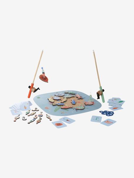 Jeu de pêche à la ligne en bois FSC® bleu 5 - vertbaudet enfant 