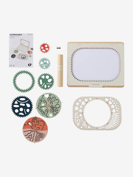 Coffret créatif spirales et mandalas en bois FSC® bois 7 - vertbaudet enfant 