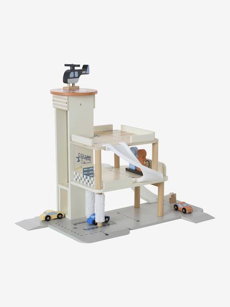 Garage 3 niveaux avec ascenseur en bois FSC® blanc 12 - vertbaudet enfant 