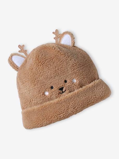 Coffret Noël bonnet ourson, snood et moufles bébé noix de pécan 4 - vertbaudet enfant 