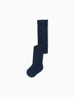 -Collants en maille côtelée anti-bouloche