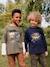 T-shirt effet 2 en 1 garçon kaki 2 - vertbaudet enfant 
