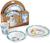 Pack repas 2ème âge Booster de Chaise Coffrets de Conservation  Bavoir Semi-Rigide Vert sauge 4 - vertbaudet enfant 