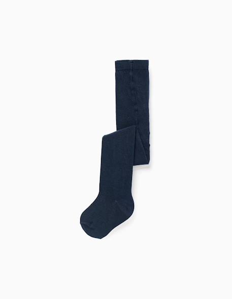 Bébé-Collants unis de maille anti-bouloche