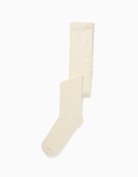 Fille-Collants de maille côtelée anti-bouloche