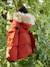 Doudoune garçon à capuche doublée polaire avec moufles ou gants ambre+vert sapin 4 - vertbaudet enfant 