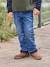 Jean denim doublé maille polaire garçon stone 1 - vertbaudet enfant 