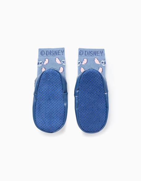 Chaussettes-chaussons lilo et stitch Bleu clair 2 - vertbaudet enfant 