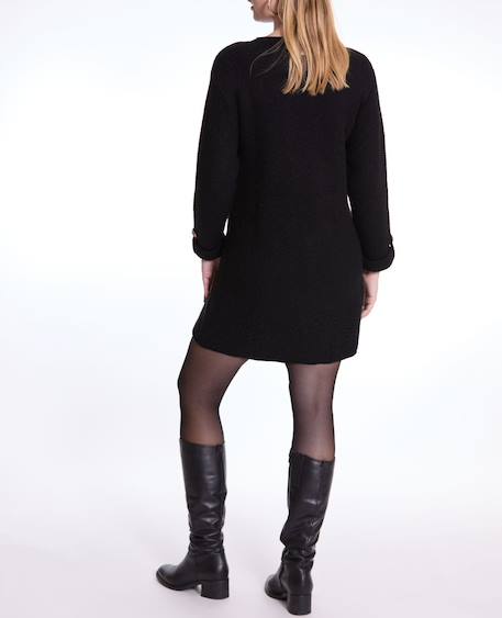 Robe pull de grossesse et d'allaitement honey Beige+Gris perle+Noir+Sauge 16 - vertbaudet enfant 