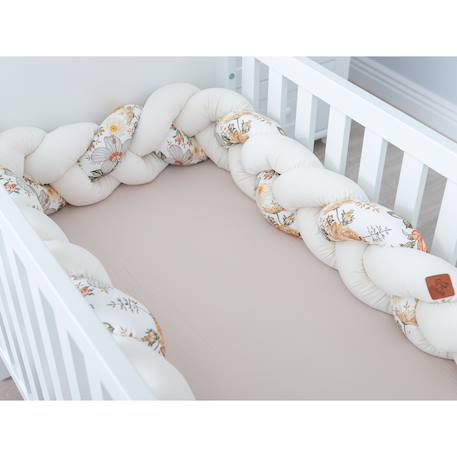 Drap housse uni en gaze de coton Beige+Blanc+Bleu+Camel+Écru+Gris+Terracotta+Vert de gris+Vert eucalyptus+Vieux rose 6 - vertbaudet enfant 