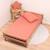 Drap housse uni en gaze de coton Beige+Blanc+Bleu+Camel+Écru+Gris+Terracotta+Vert de gris+Vert eucalyptus+Vieux rose 35 - vertbaudet enfant 