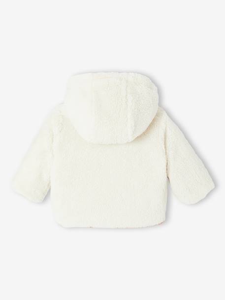 Doudoune bébé réversible vieux rose 4 - vertbaudet enfant 