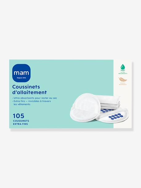 Coussinets d'allaitement extra fins 105 pièces blanc 2 - vertbaudet enfant 